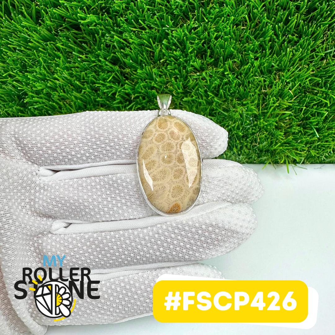 Pendentif Chrysanthème Argent 925 #FSCP426