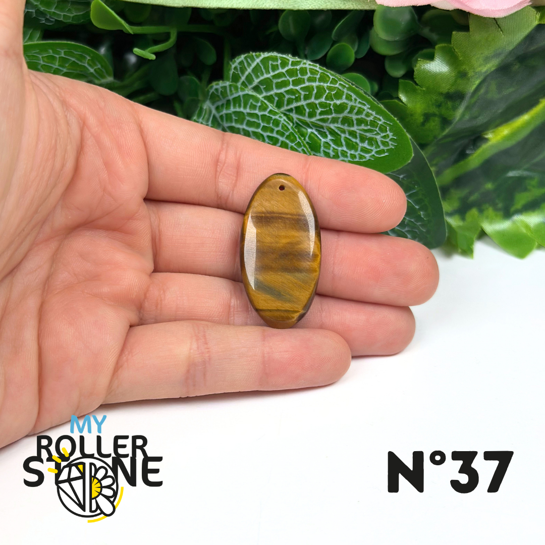 Pendentif Oeil de Tigre 5A percé