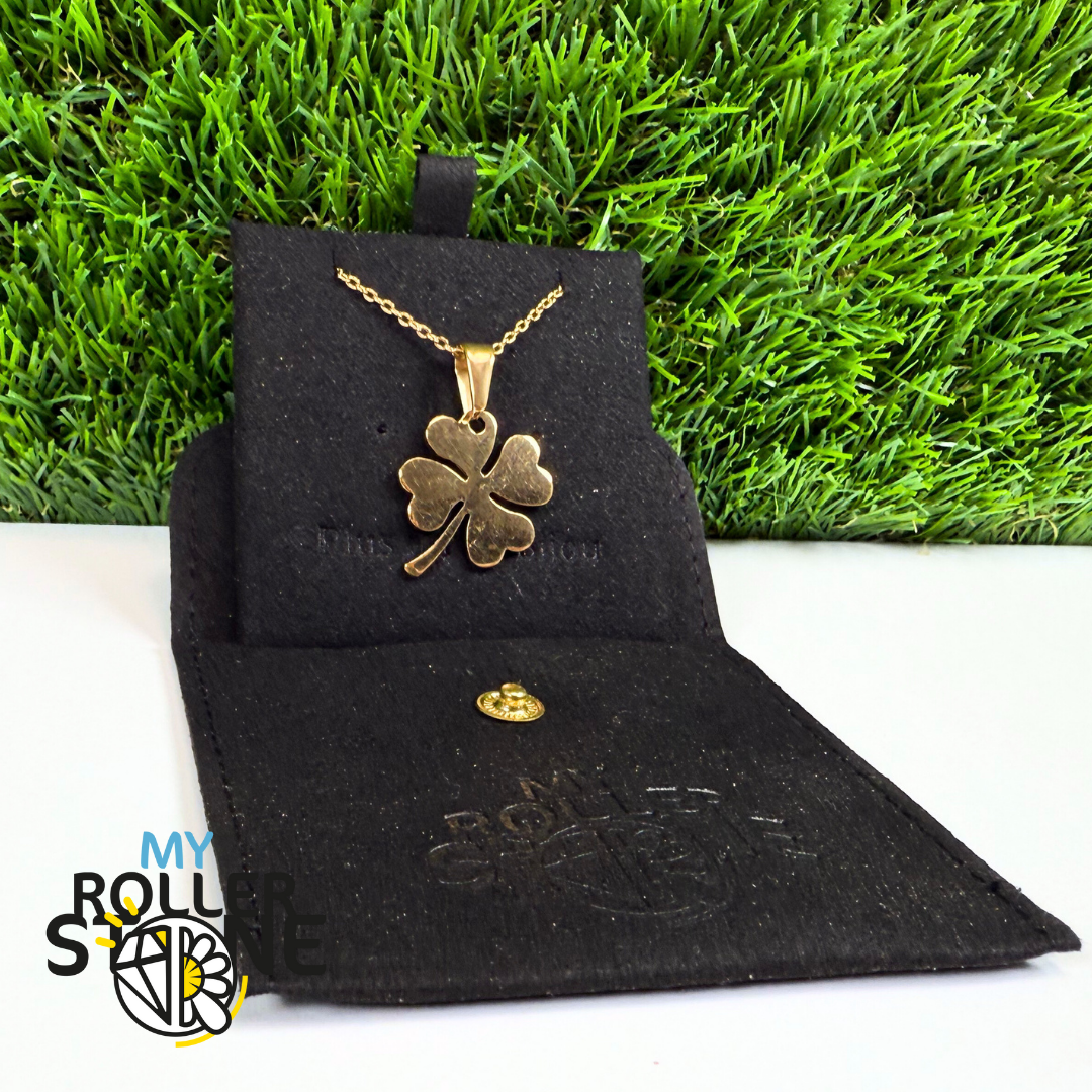 Pendentif trèfle acier inoxyable