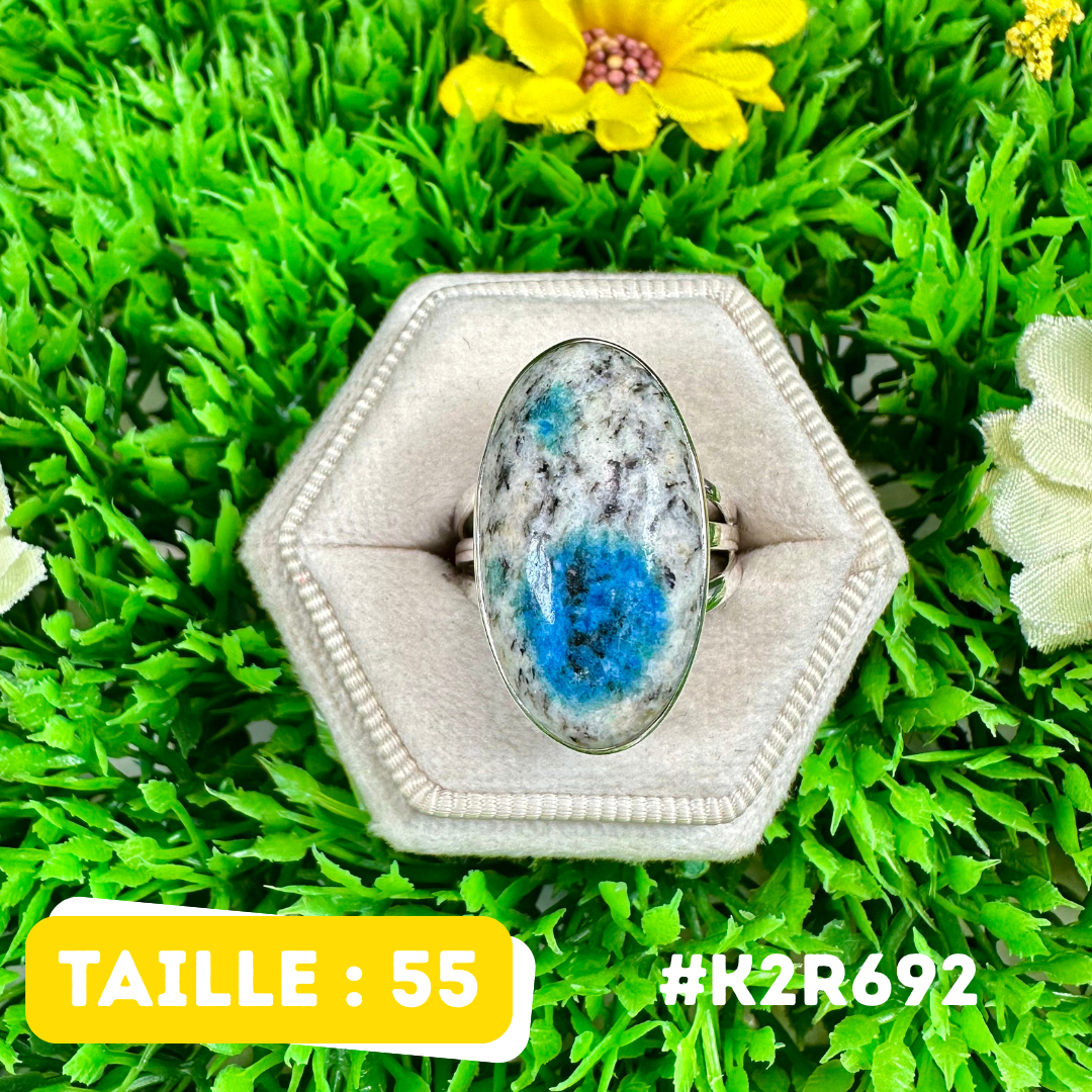 Bague Jaspe K2 Argent 925 #K2R692