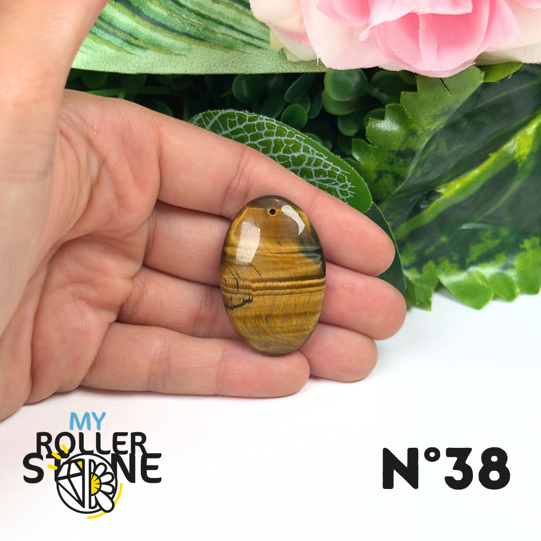 Pendentif Oeil de Tigre 5A percé