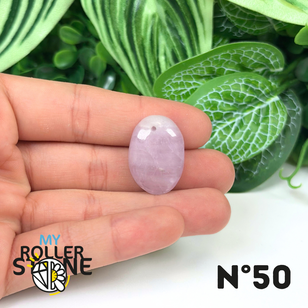 Pendentif Kunzite 5A percé