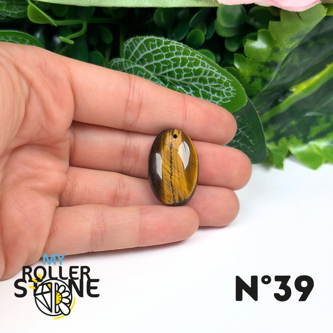 Pendentif Oeil de Tigre 5A percé