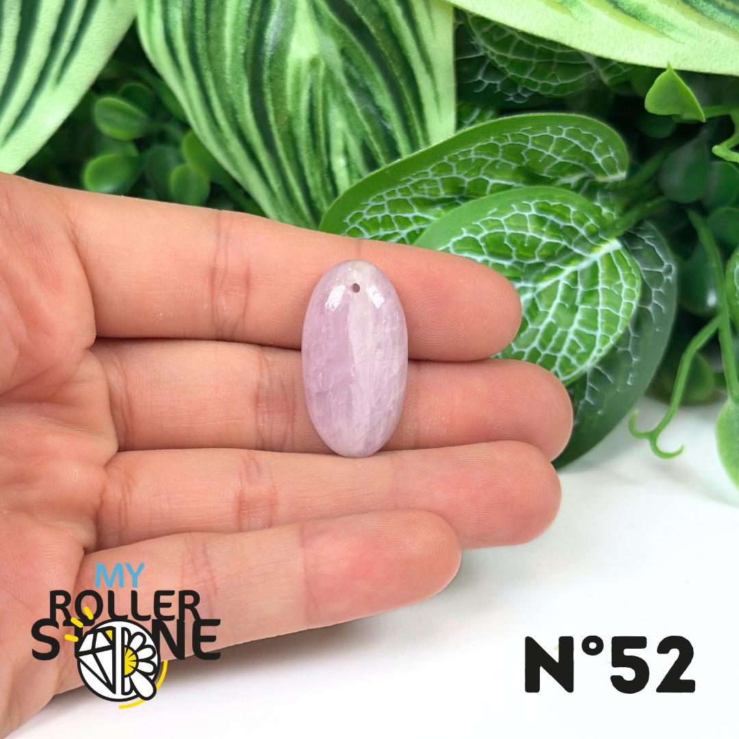 Pendentif Kunzite 5A percé