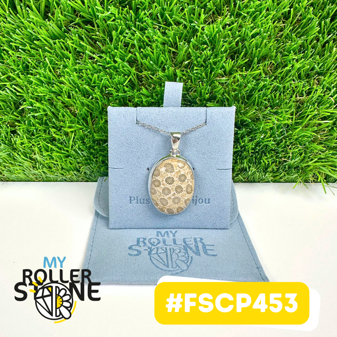 Pendentif Chrysanthème Argent 925 #FSCP453