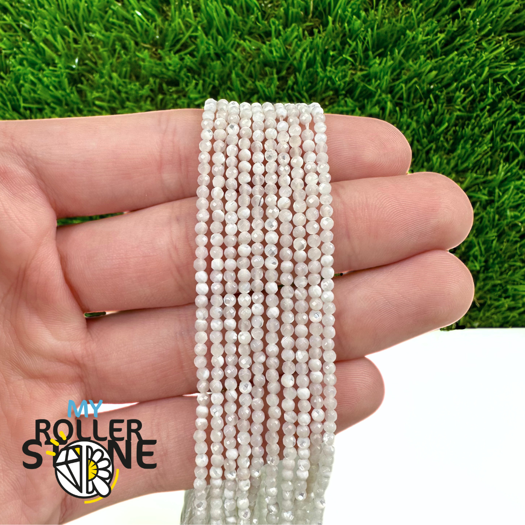 Perle Facettées en Nacre