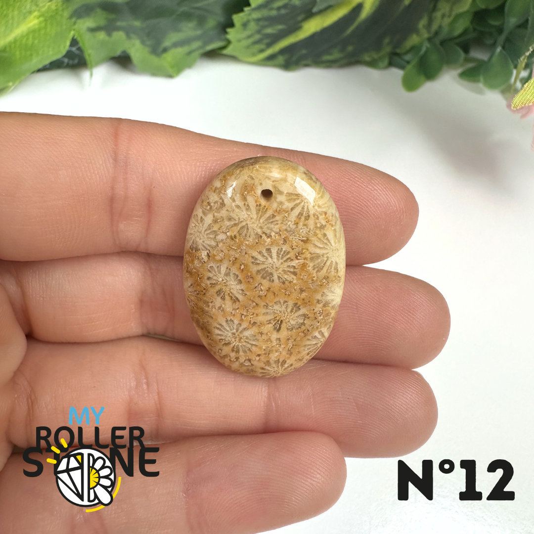 Pendentif Chrysanthème Forme Libre 5A