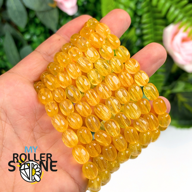 Bracelet en Fluorite Jaune Soyeuse
