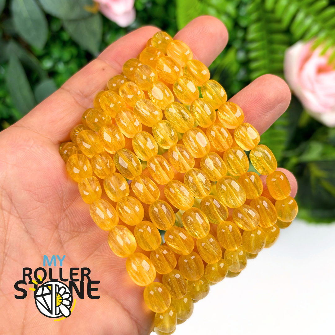Bracelet en Fluorite Jaune Soyeuse
