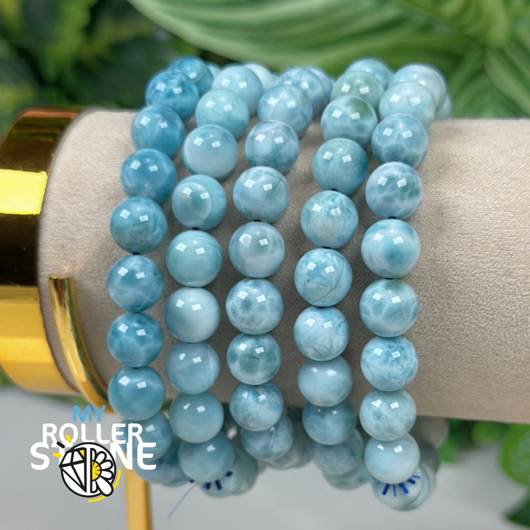 Bracelet en Larimar 5A