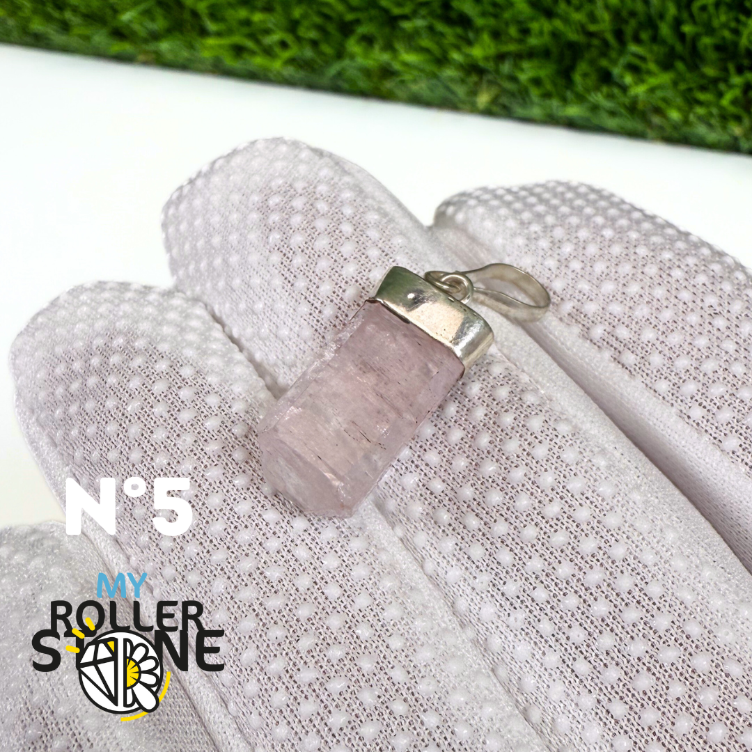 Pendentif Kunzite et Argent