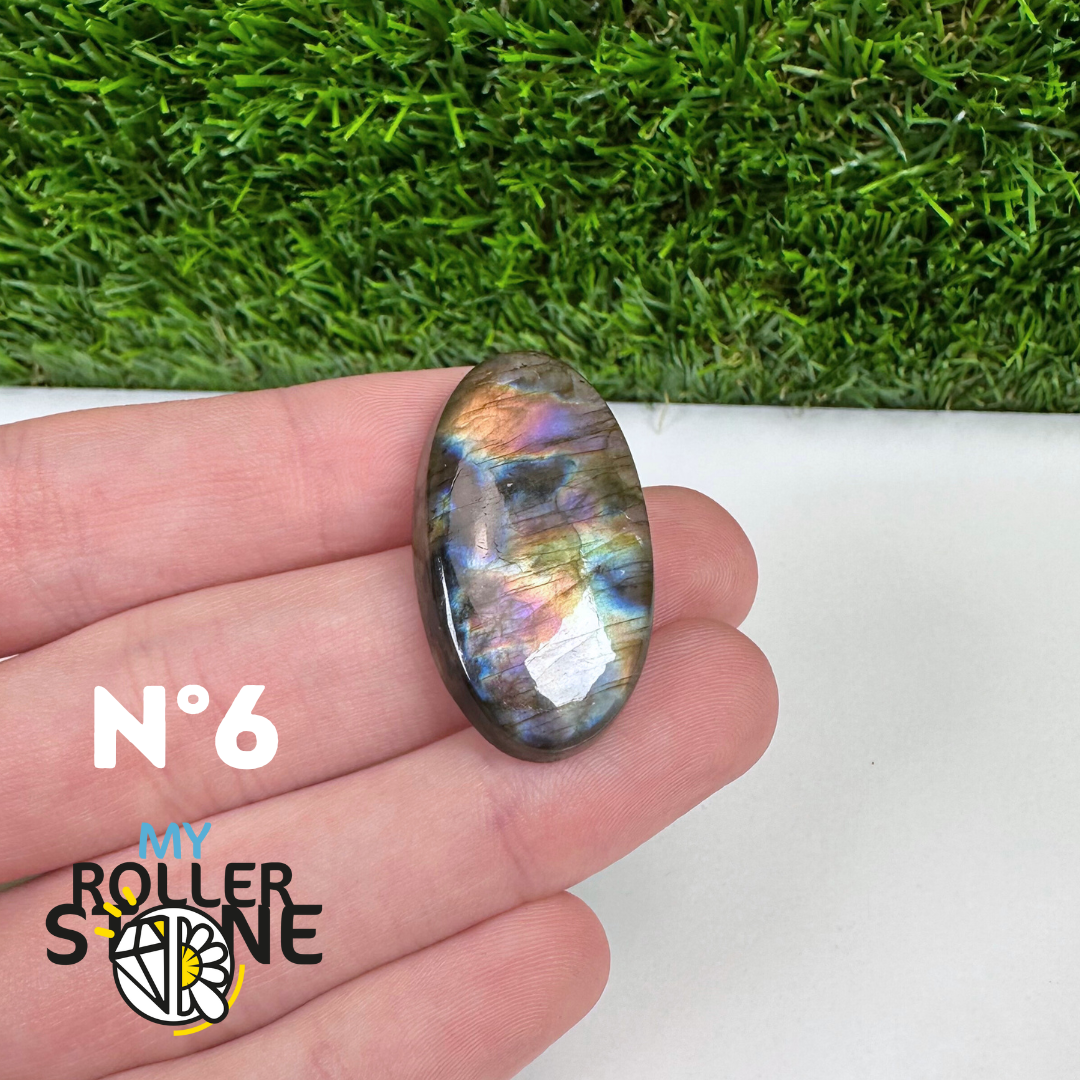 Pendentif Percé Labradorite Multi Fire 5A