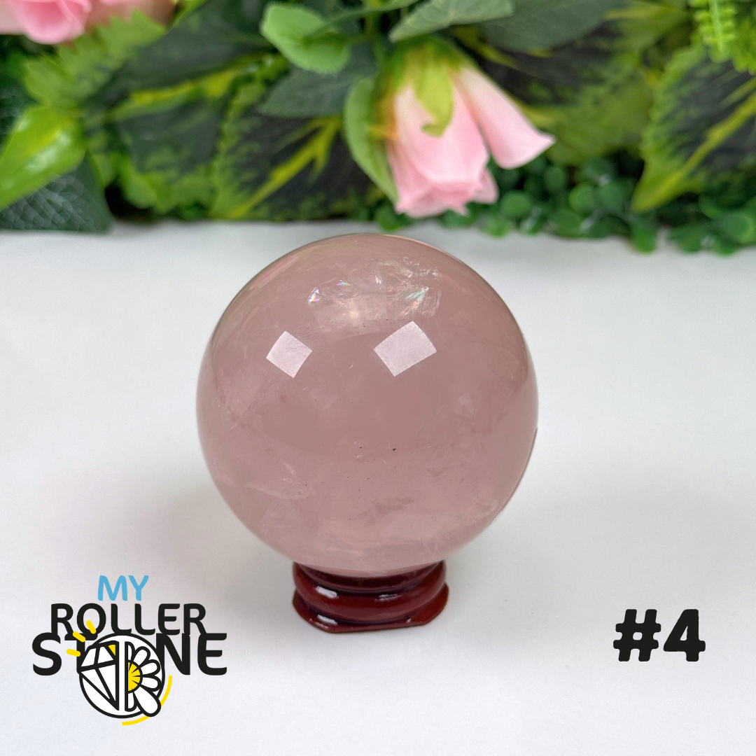 Sphère Quartz rose Étoilé