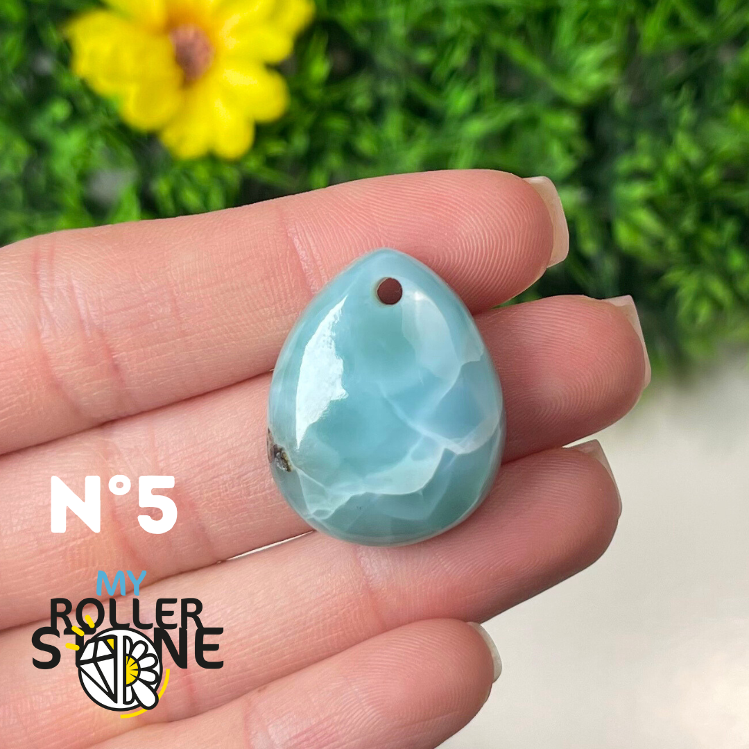 Pendentif Larimar 5A percé