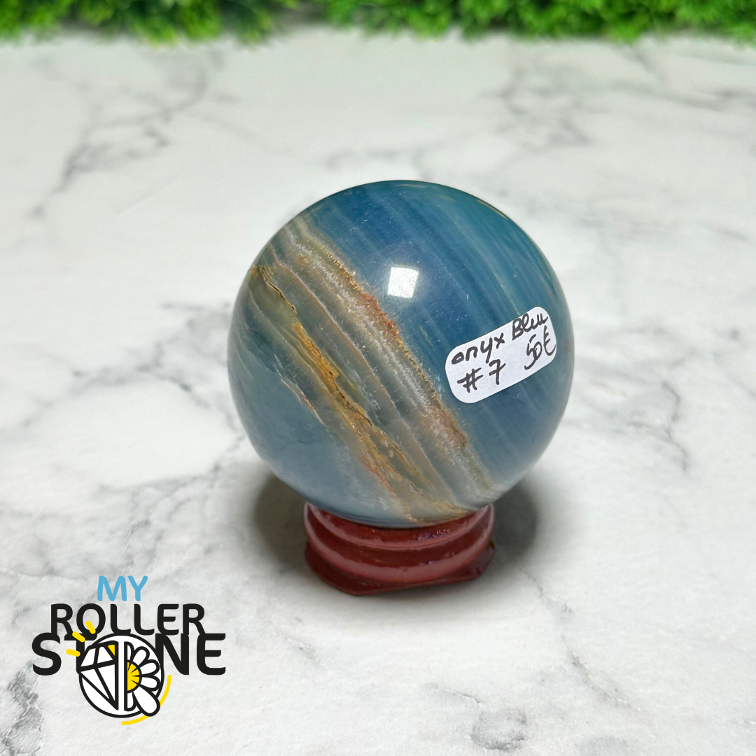 Sphère Onyx Bleu