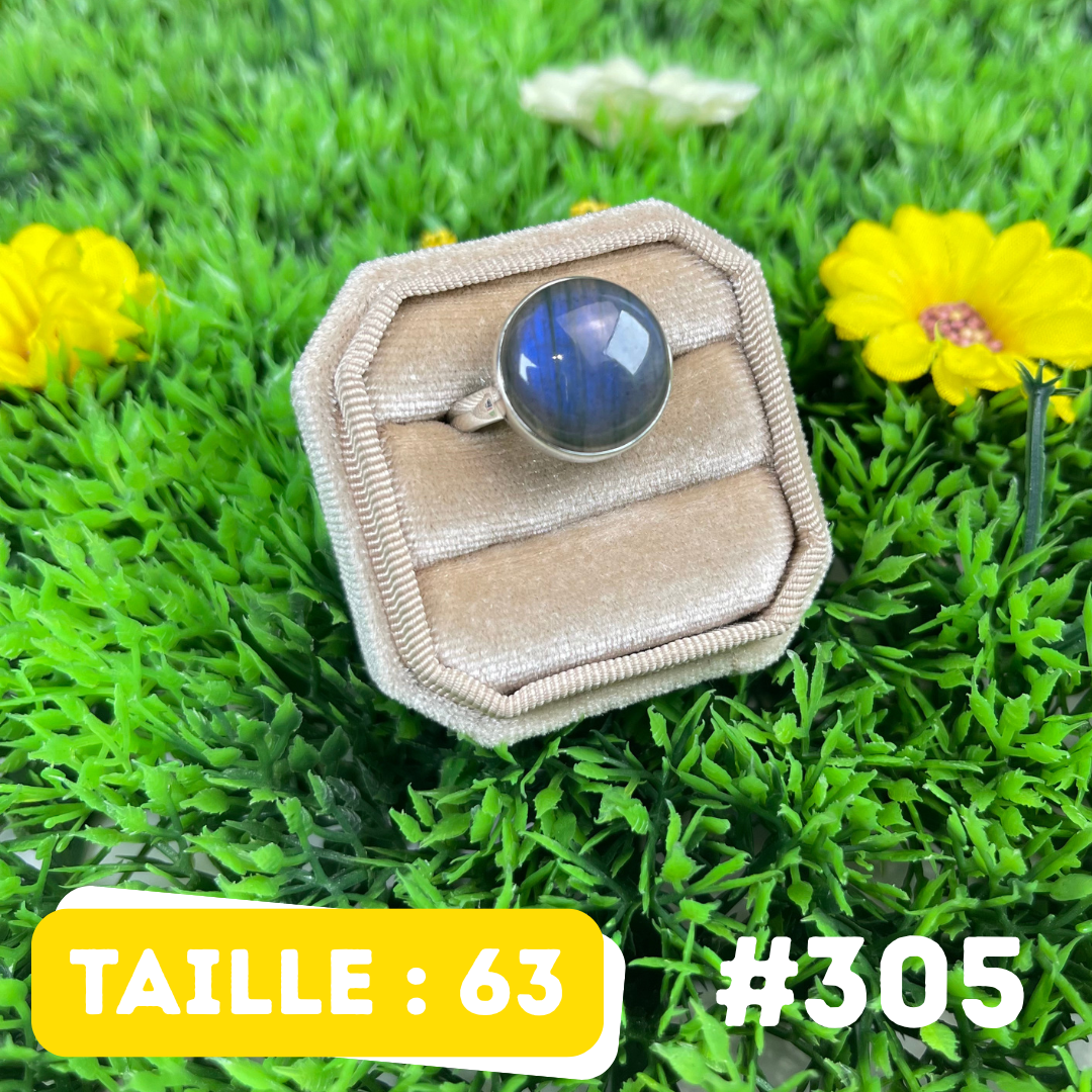 Bague Labradorite Bluefire #305