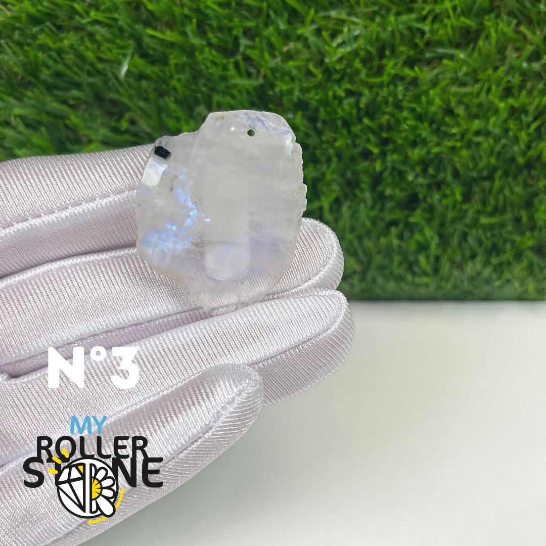 Pendentif Percé Pieristérite tranche semi brute 5A