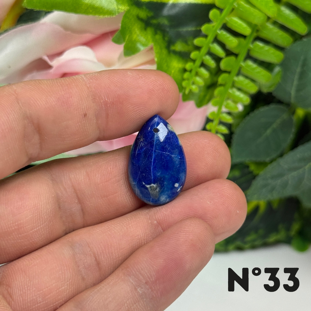 Pendentif Afghanite Percé 5A