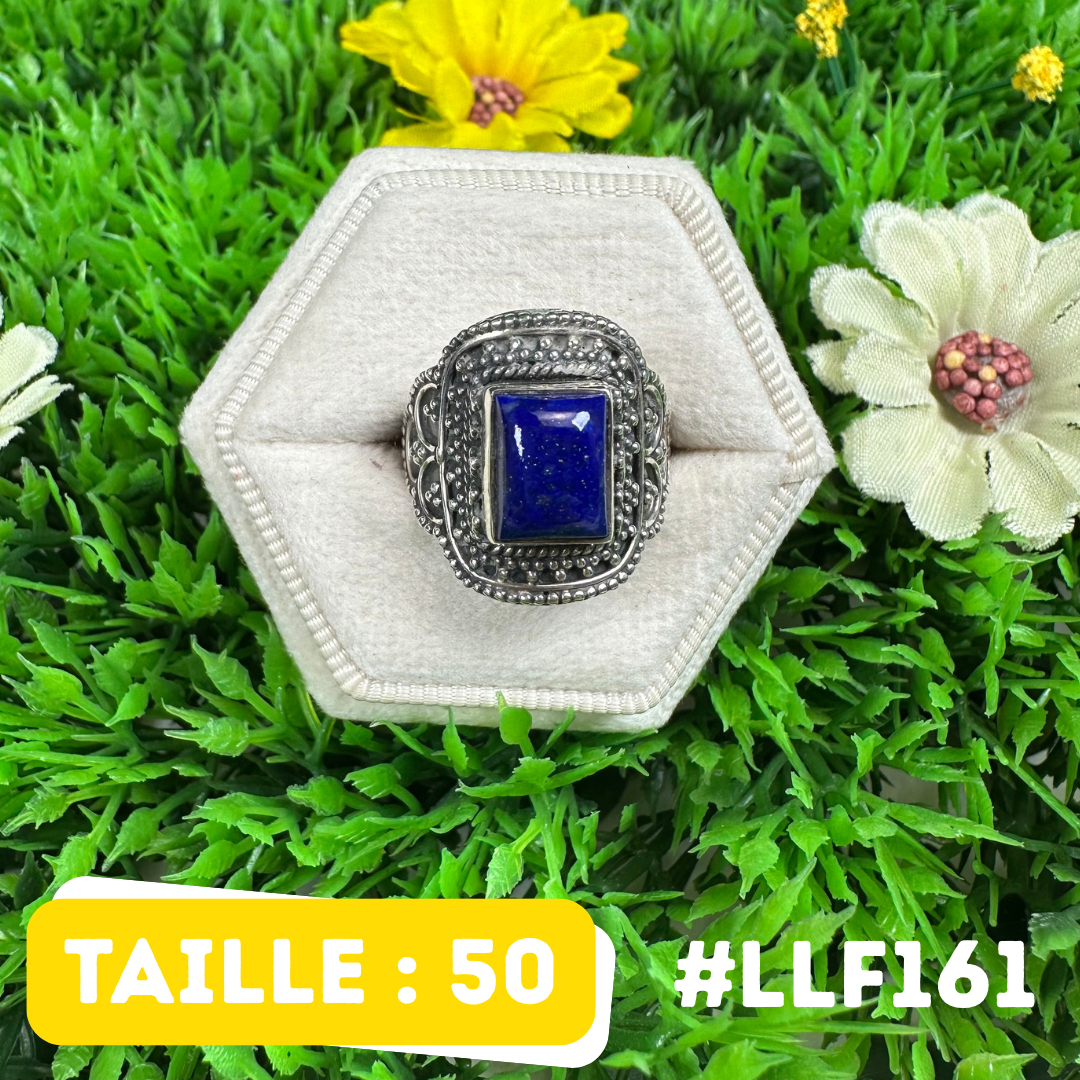 Bague Argent 925 Lapis Lazuli #LLF161
