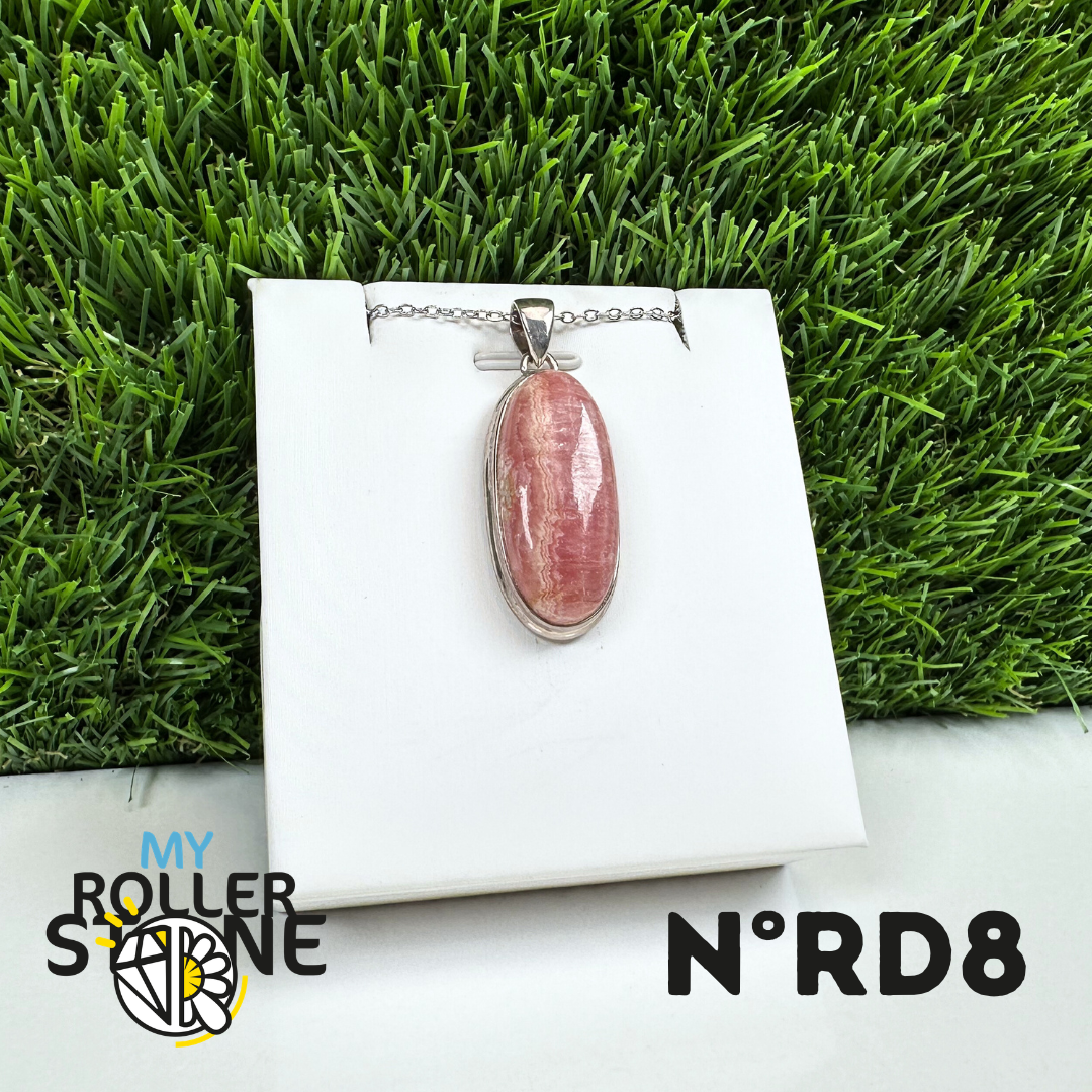 Pendentif Argent Rhodochrosite #8