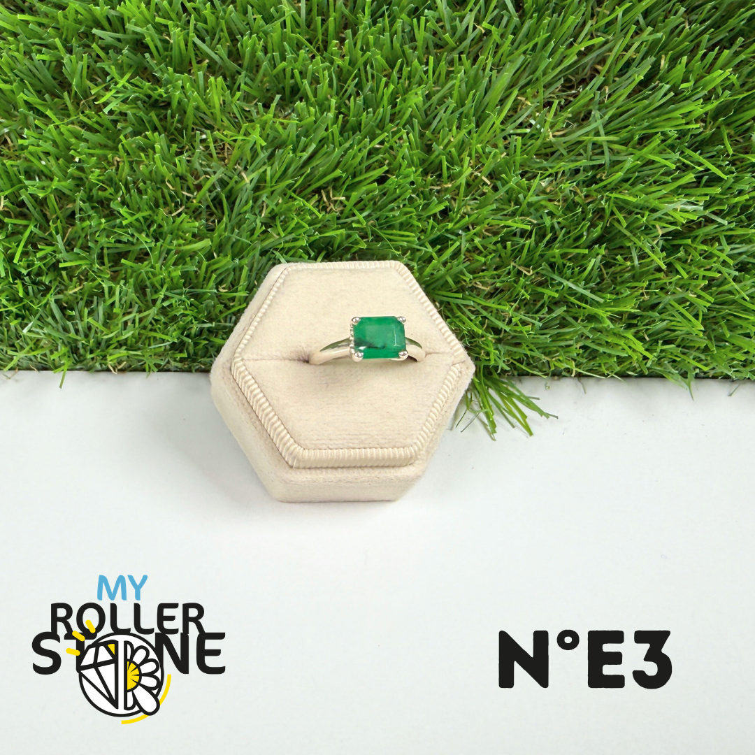 Bague Émeraude Argent 925 #3