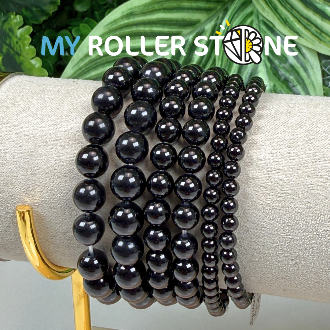 Bracelet Spinelle noire