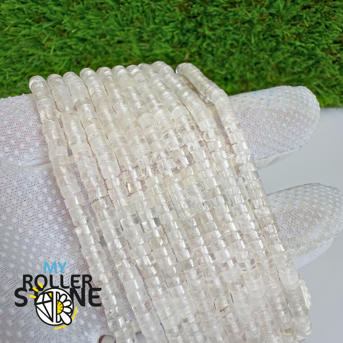 Perle heishi Cristal de roche