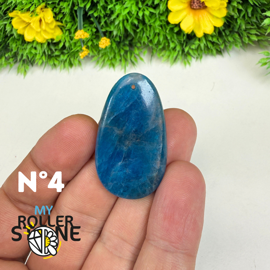 Pendentif Apatite bleue 3A