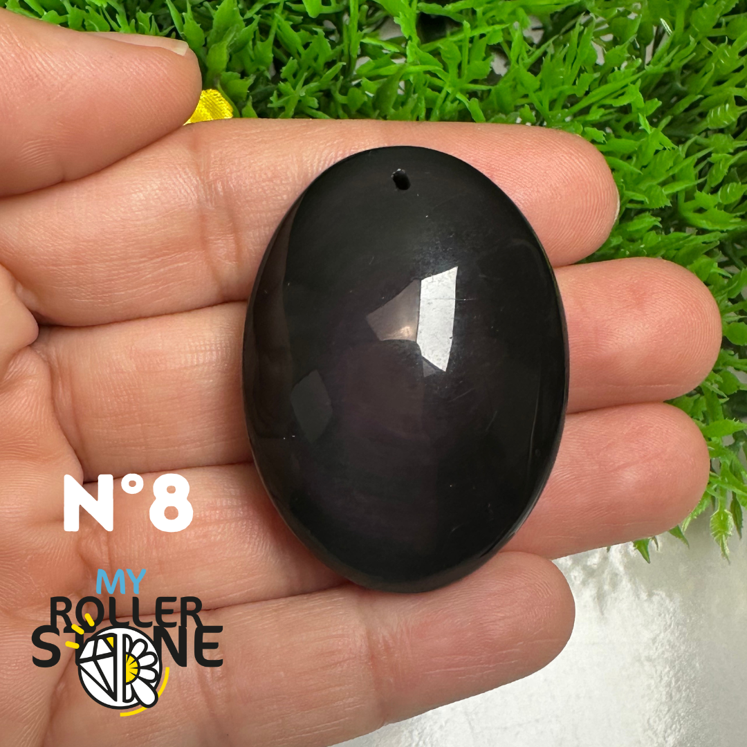 Pendentif Obsidienne Arc-en-Ciel 5A (Oeil céleste)