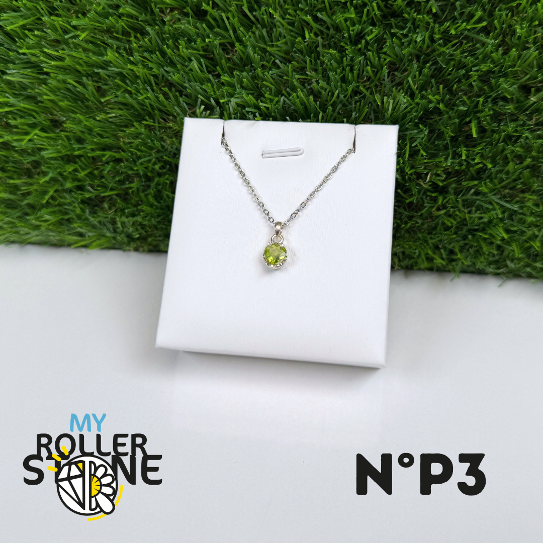 Pendentif Péridot du Brésil Argent 925 #3