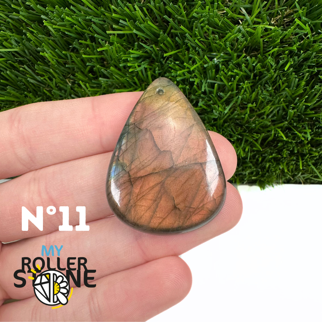 Pendentifs Labradorite Violette forme Libre 5A