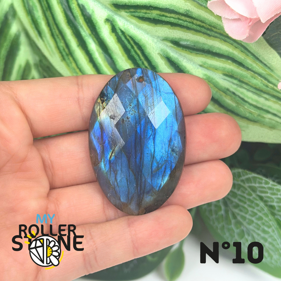 Pendentifs Labradorite Blue Fire Facettée 5A