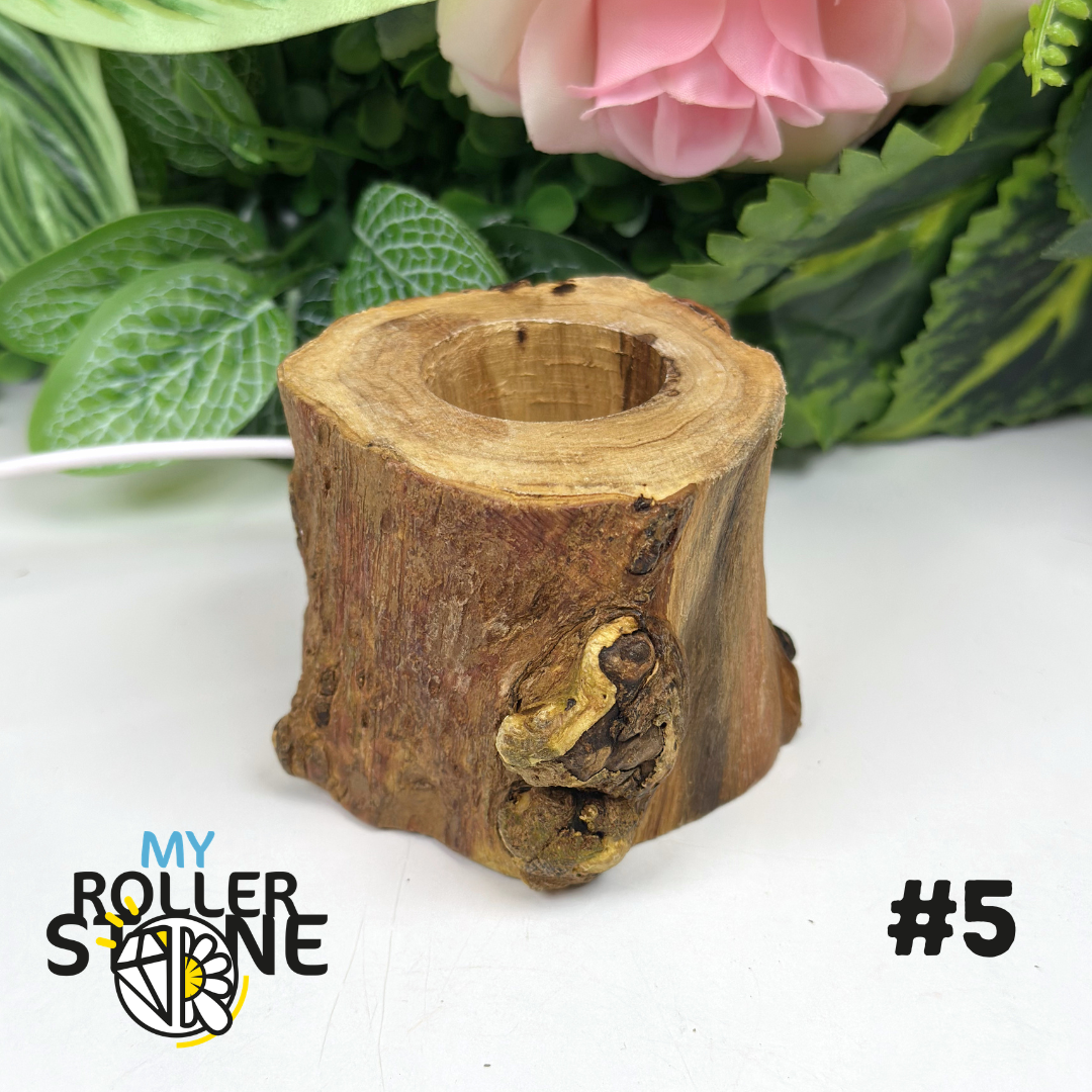 Support en bois LED pour sphère