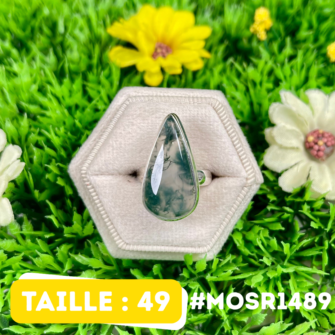 Bague Agate Mousse #MOSR1489