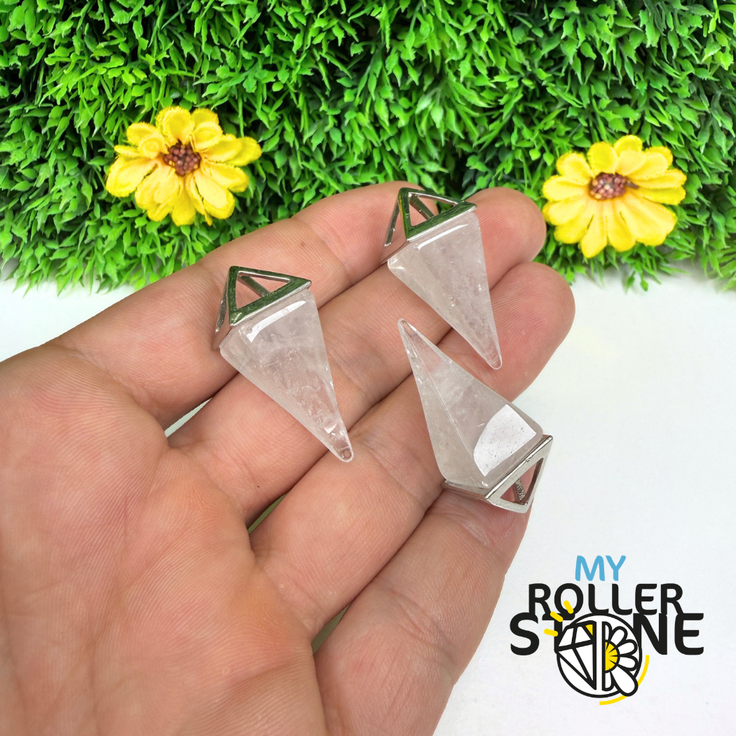 Pendentif Pyramide Pierres naturelles