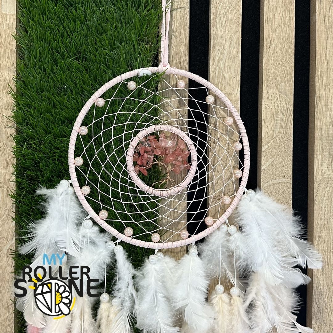 Attrape Rêve Quartz Fraise