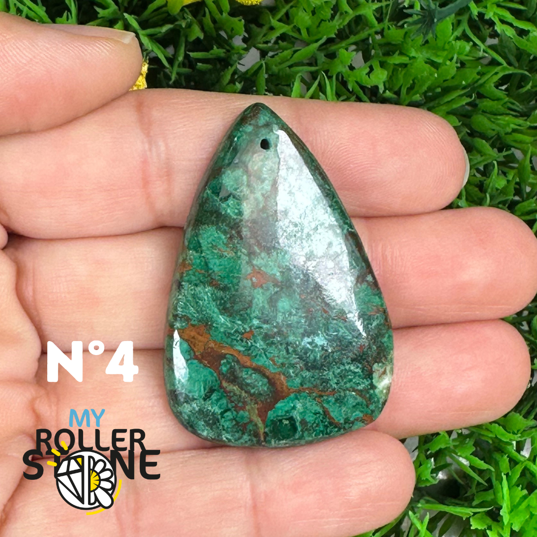 Pendentif Percé Chrysocolle