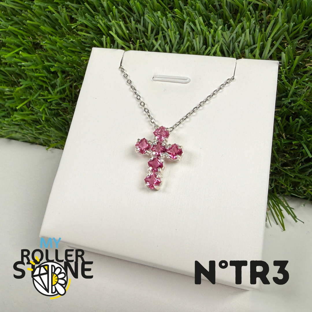 Pendentif Tourmaline Rose (Rubellite) – Argent 925- #3