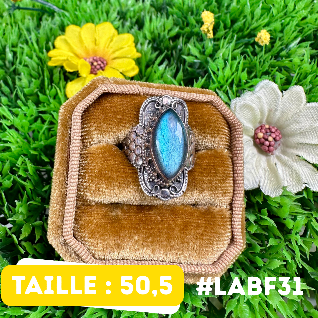 Bague Labradorite Bluefire #LABF31