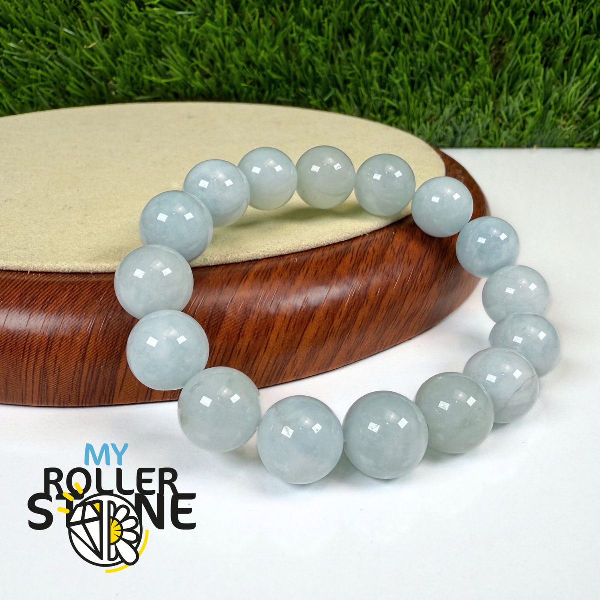 Bracelet Aigue-Marine 3A 12 MM