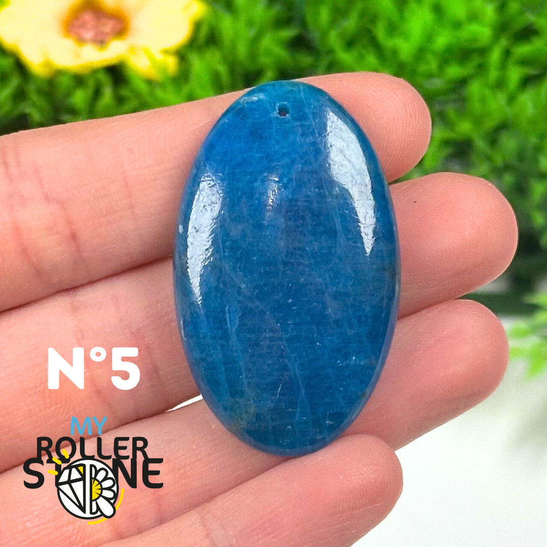 Pendentif Apatite bleue 5A