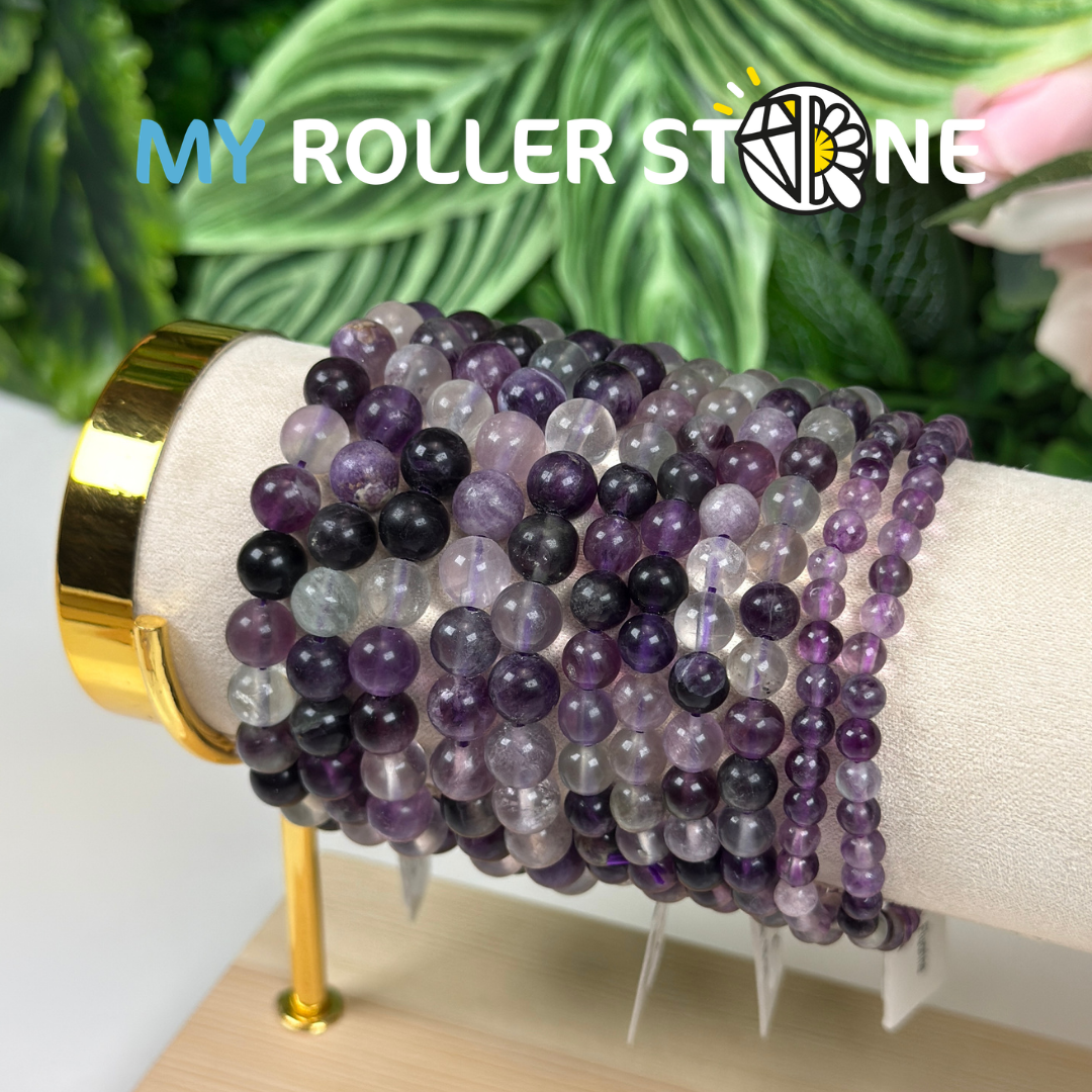 Bracelet Fluorite Violette 5A