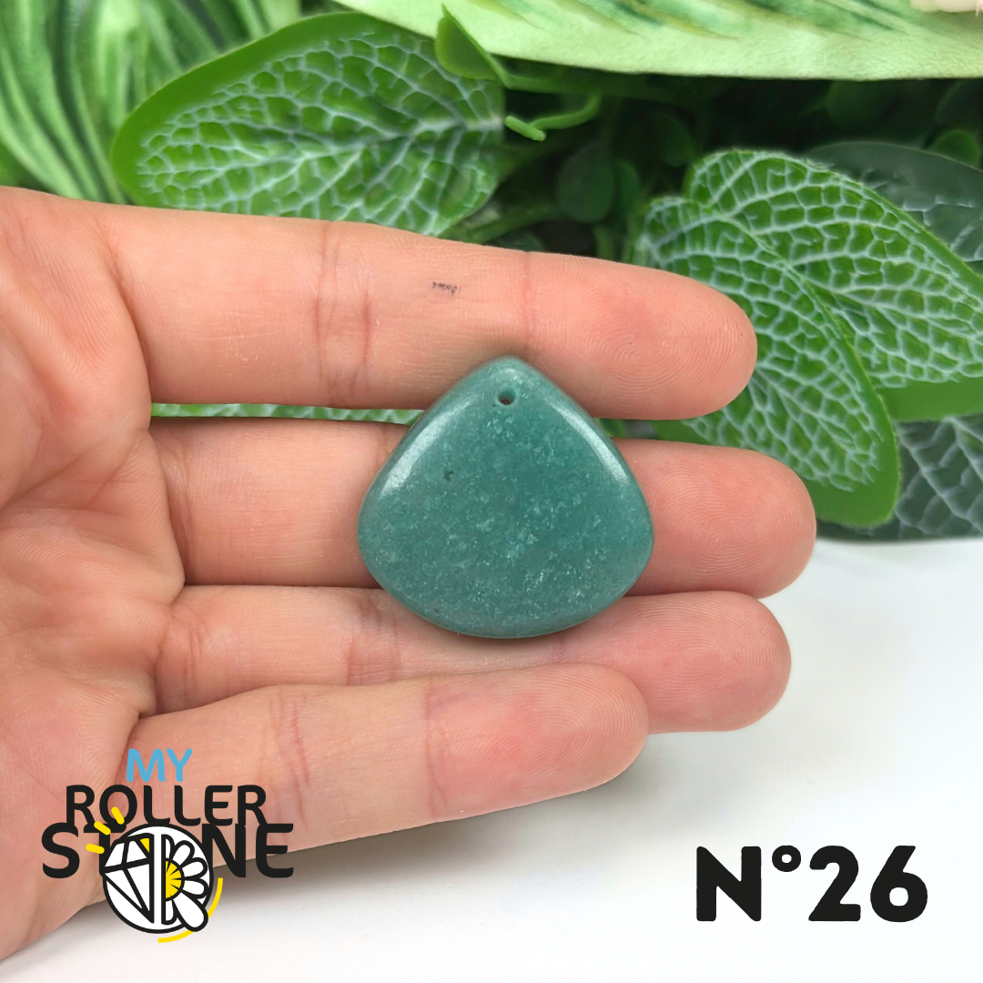 Pendentif Amazonite Brésil 5A
