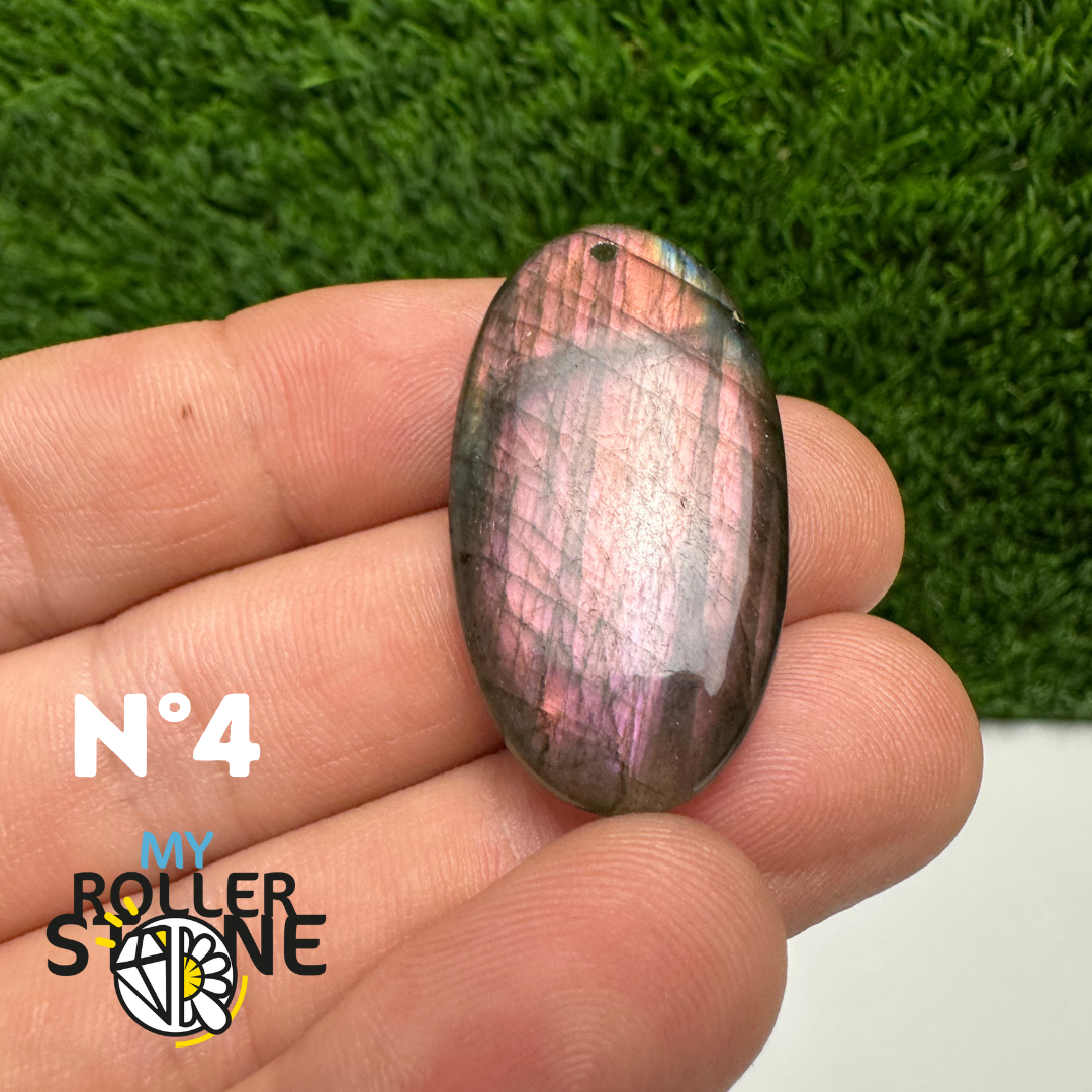 Pendentifs Labradorite Violette forme Libre 5A