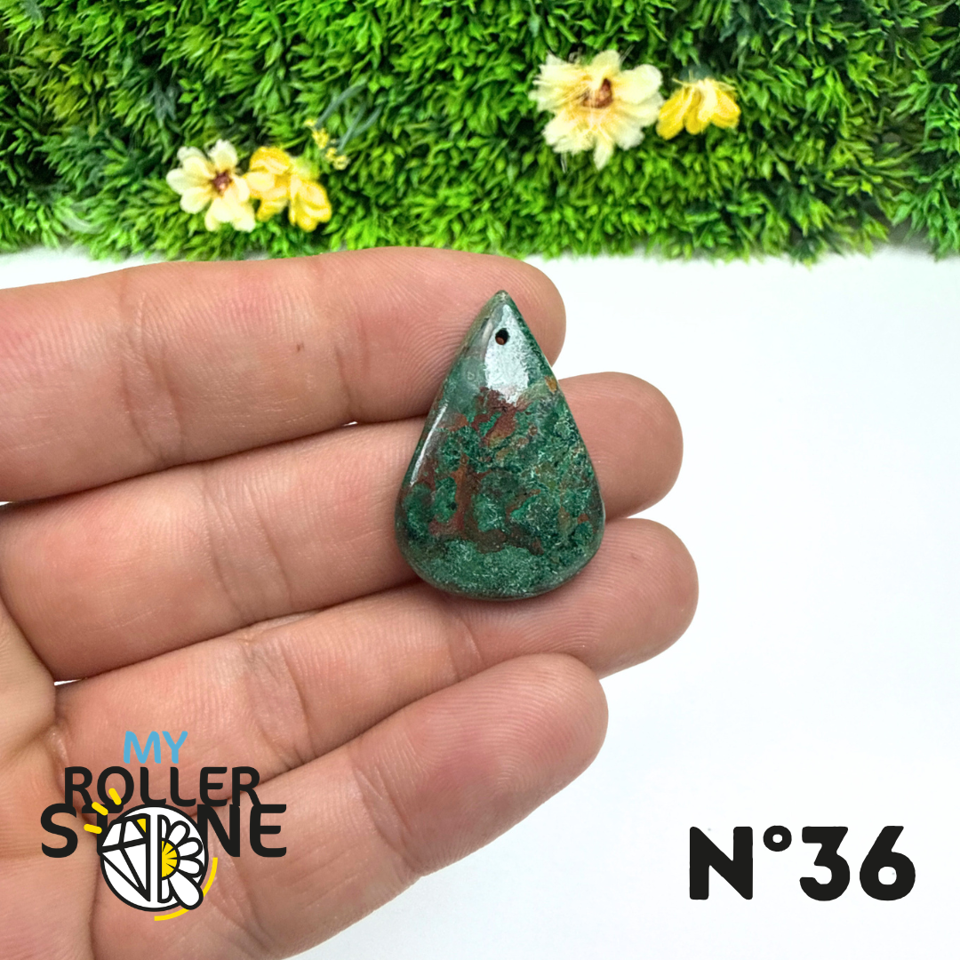 Pendentif Percé Chrysocolle
