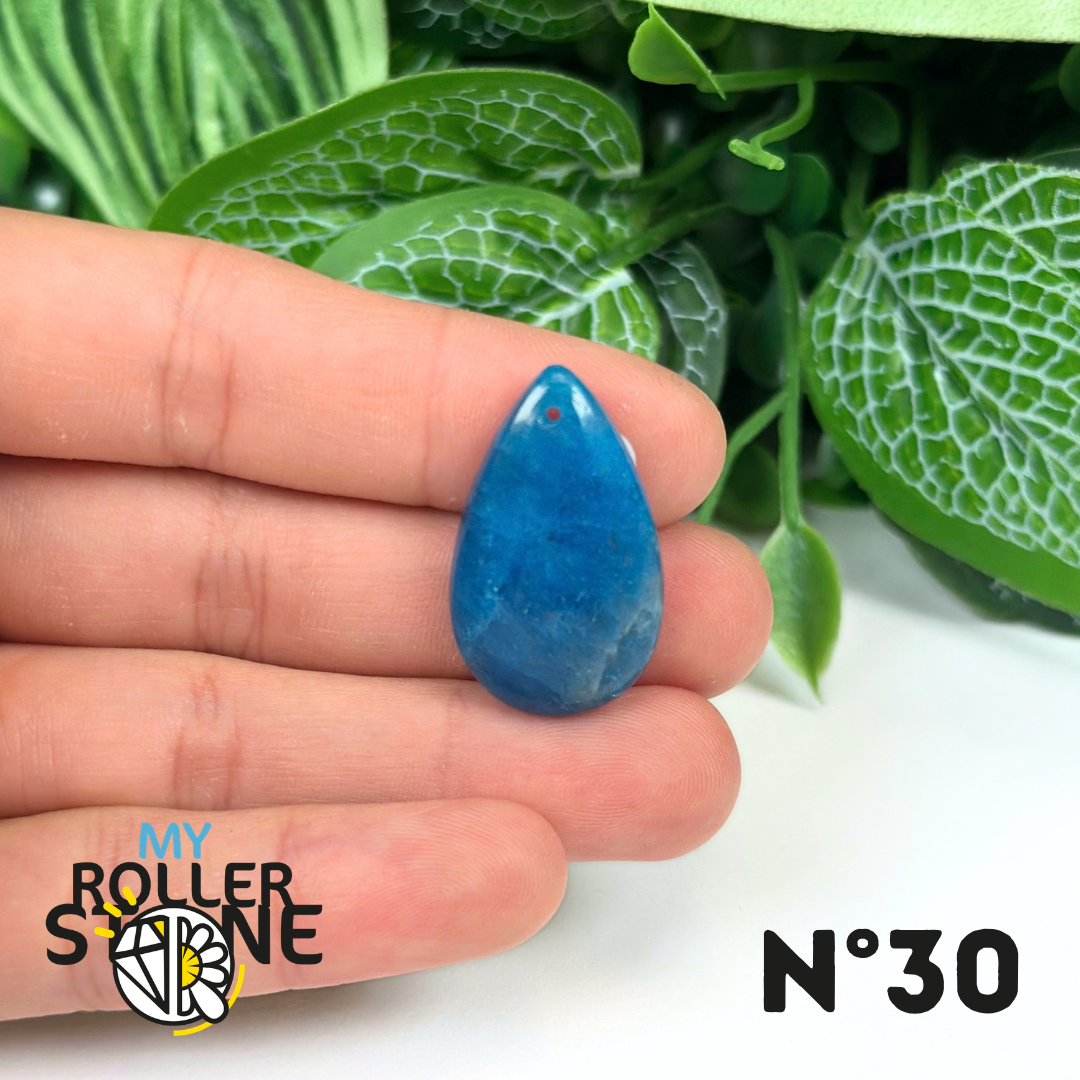 Pendentif Apatite bleue 5A