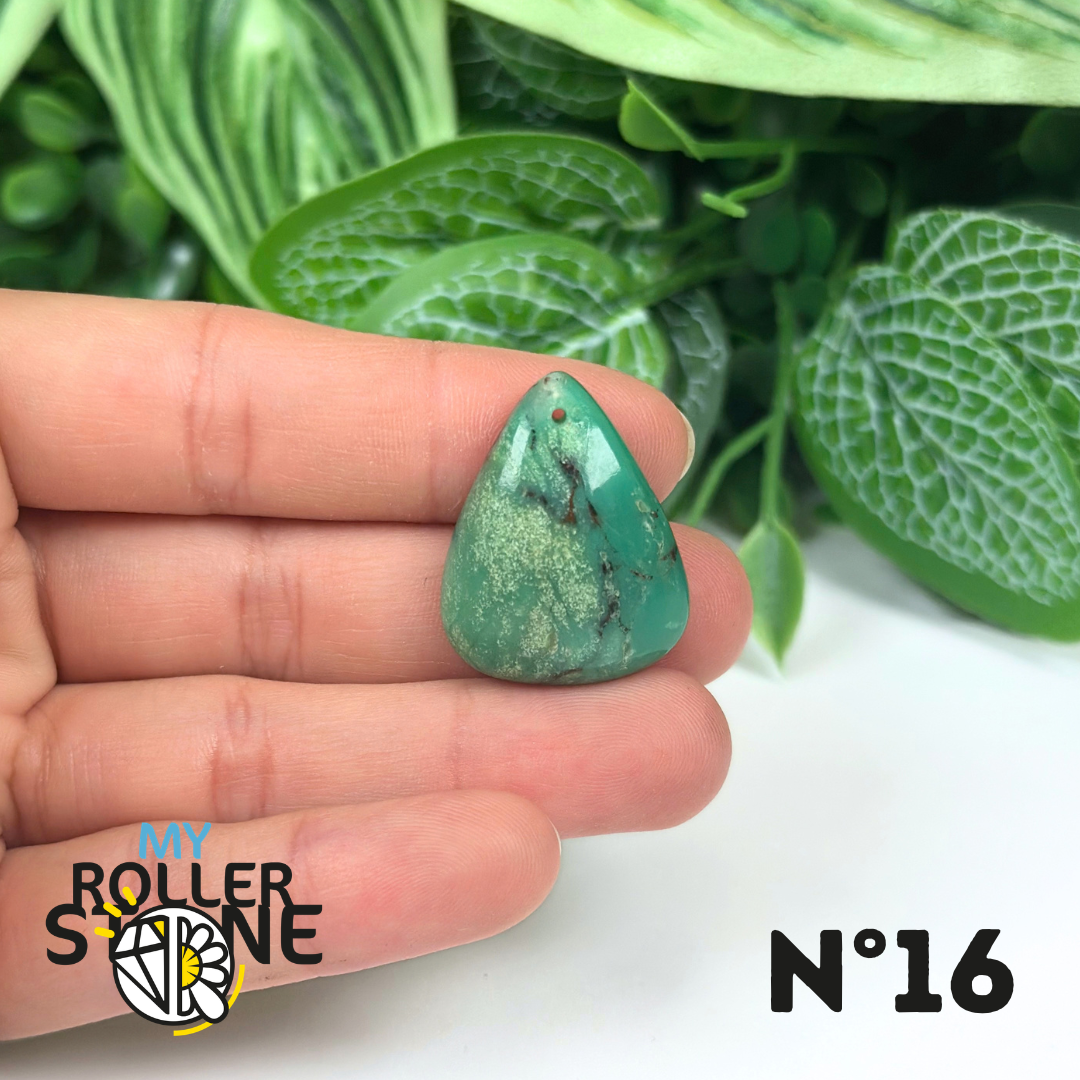 Pendentif Chrysoprase Percé