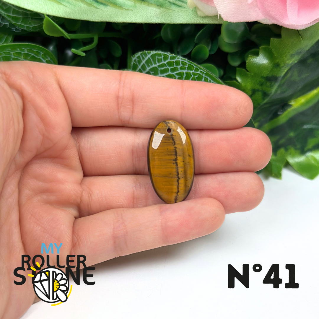 Pendentif Oeil de Tigre 5A percé