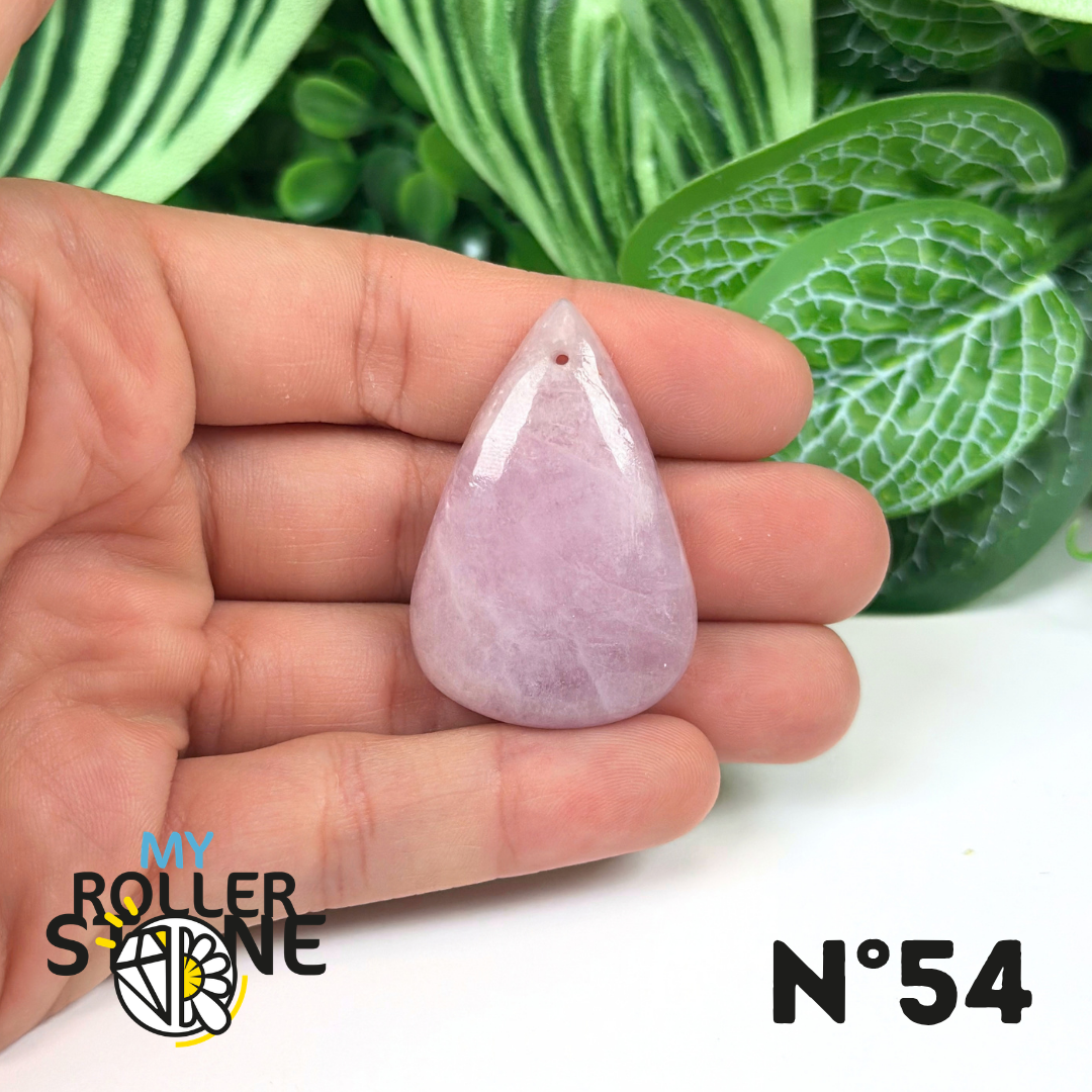 Pendentif Kunzite 5A percé