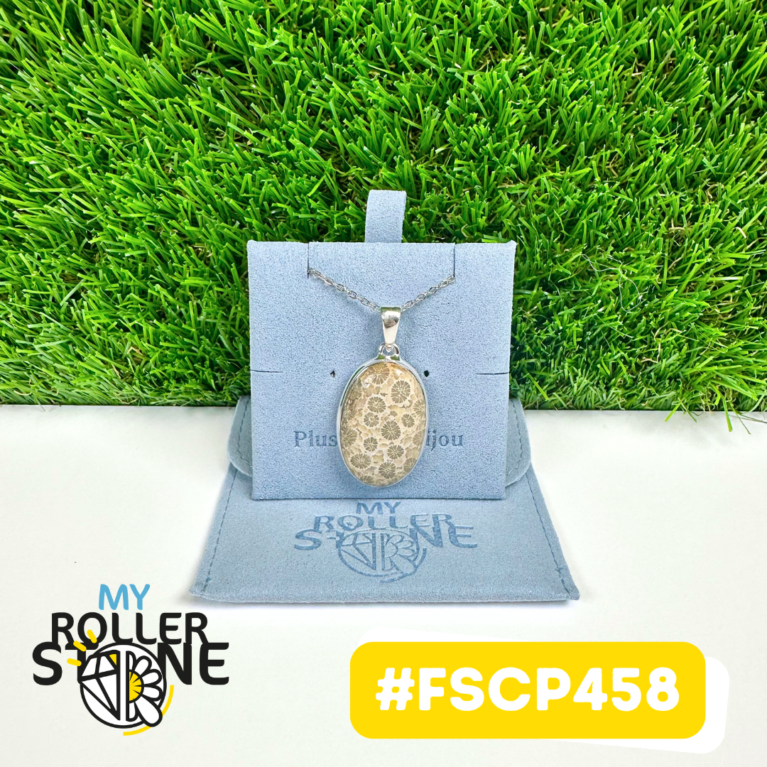 Pendentif Chrysanthème Argent 925 #FSCP458